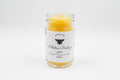 Upcycled Mini Mason Glass Jar Yellow ~ Small Size
