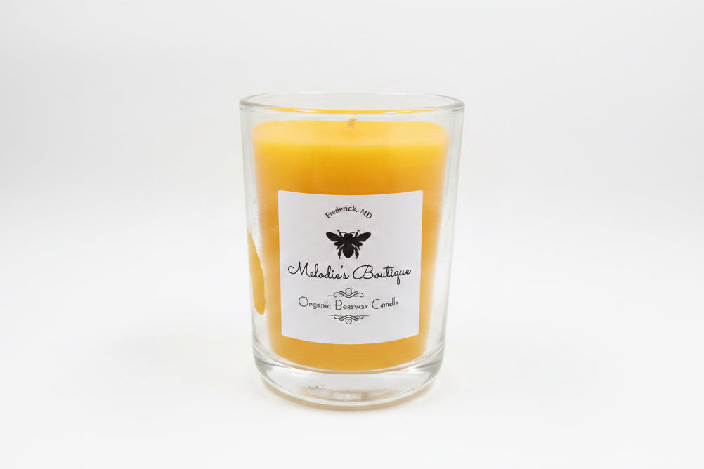 Heavy Glass Container Pillar Candle