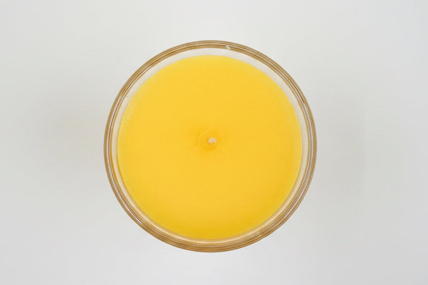 Heavy Glass Container Pillar Candle
