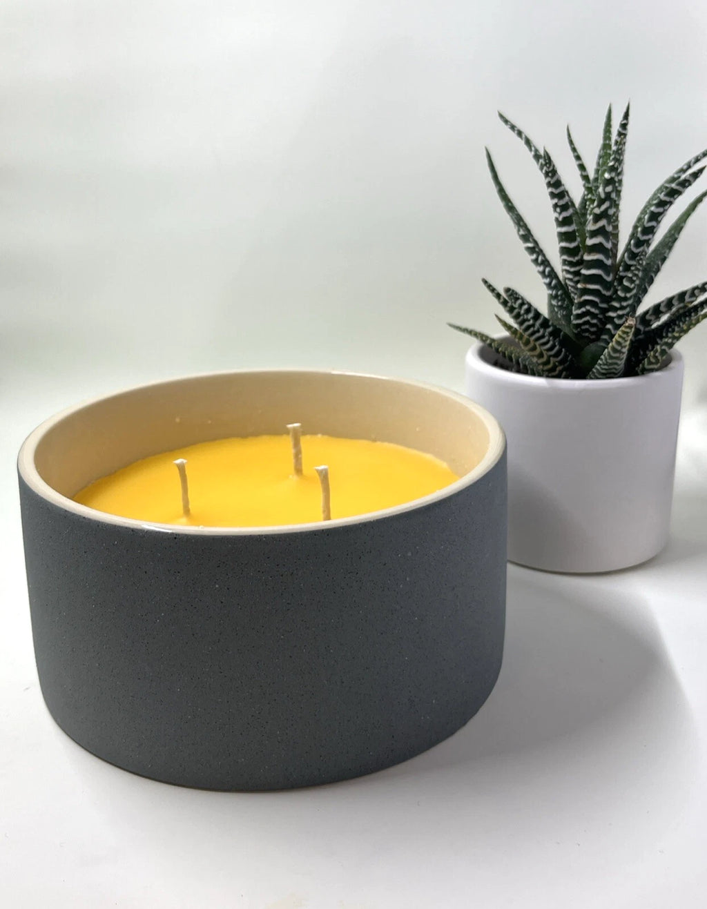 Upcycled industrial 3-Wick Candle ~ Large