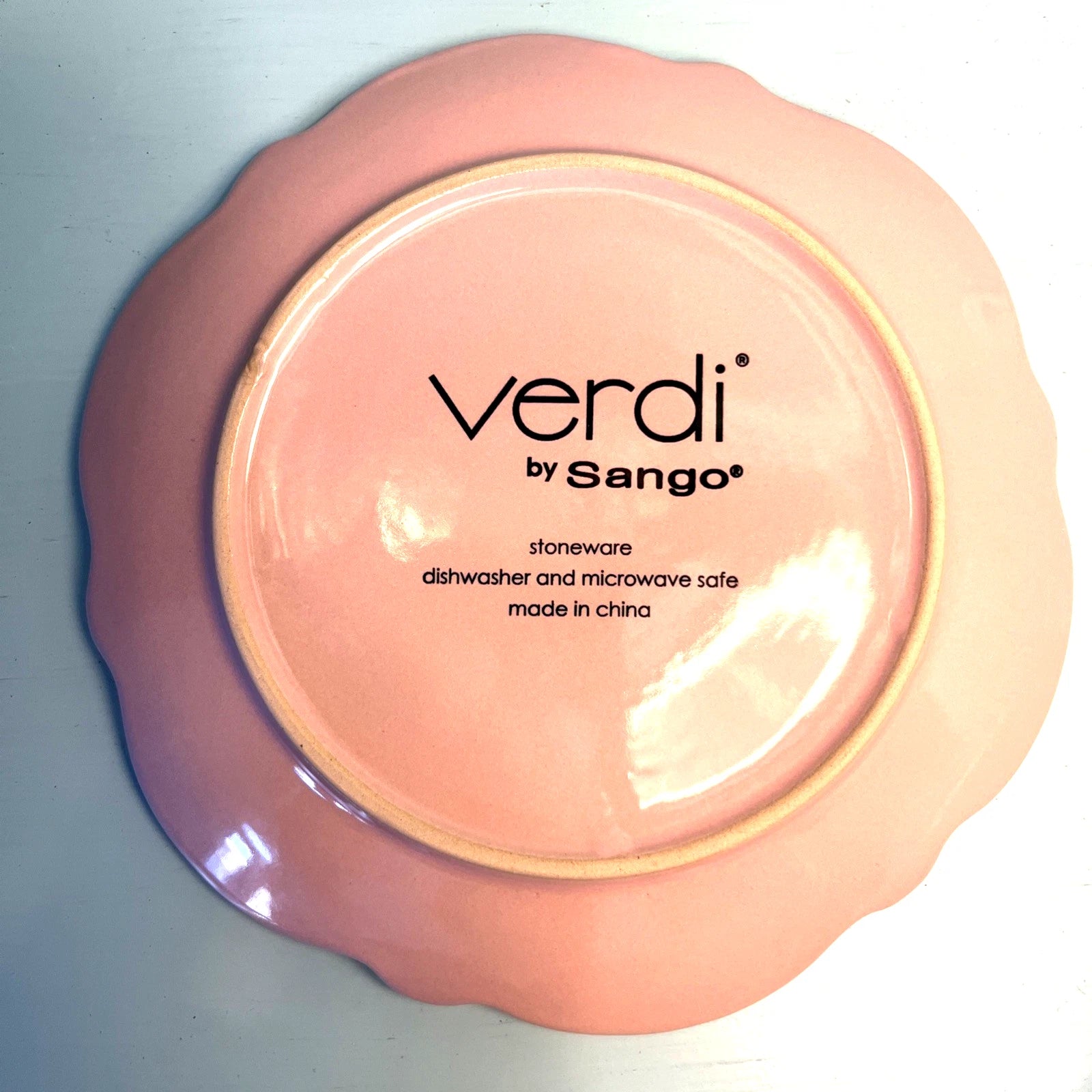 Pink Candle Plate VERDI by SANGO ~ Boho-style