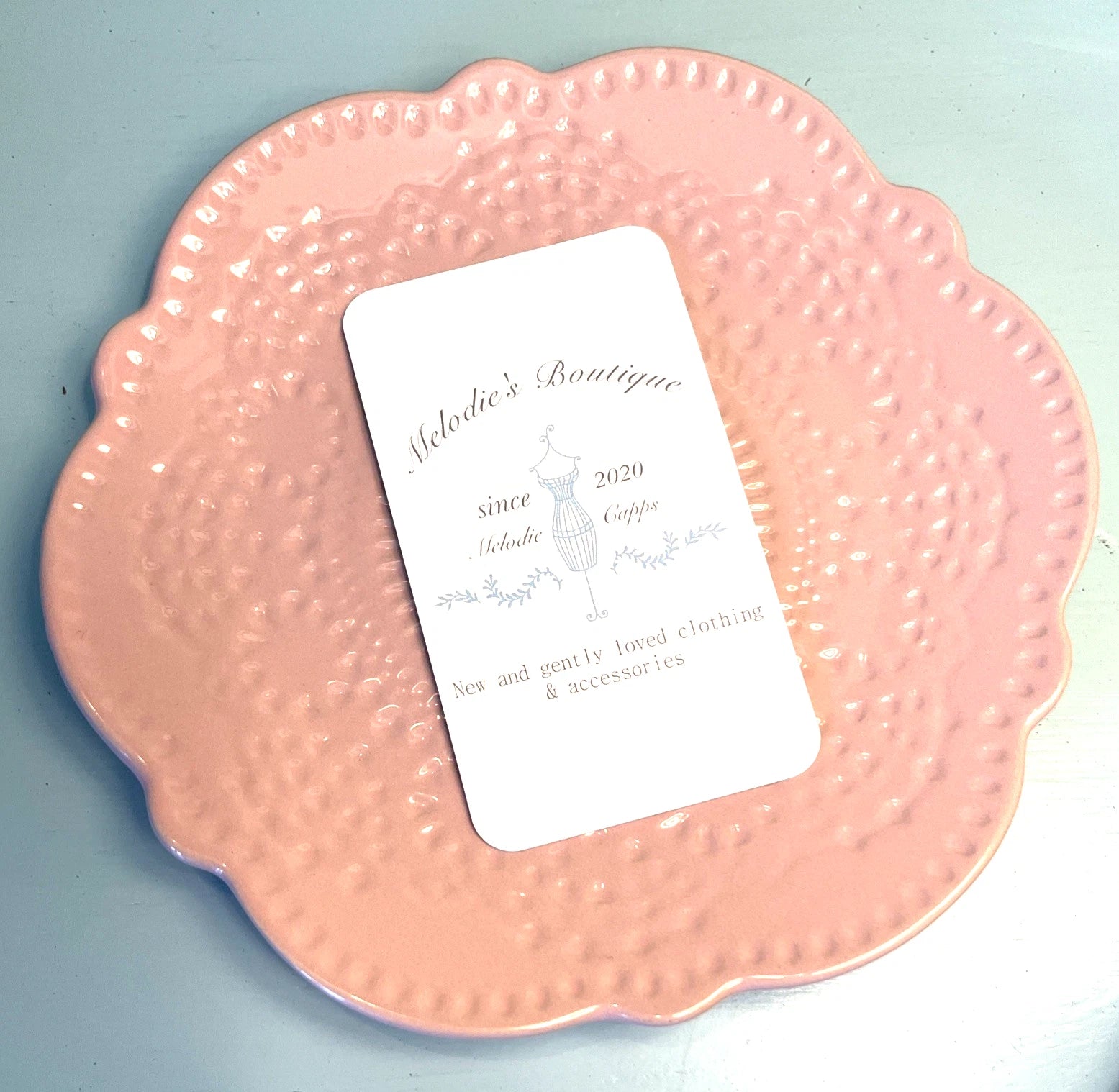 Pink Candle Plate VERDI by SANGO ~ Boho-style