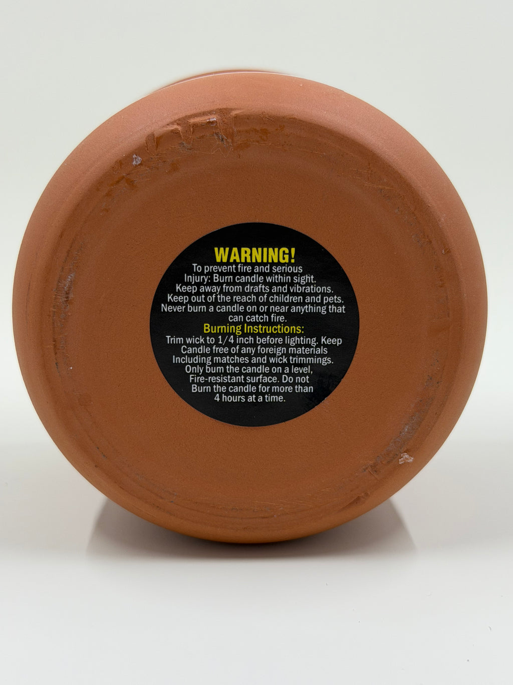 Upcycled Natural Ceramic Reusable Container ~ 14 oz