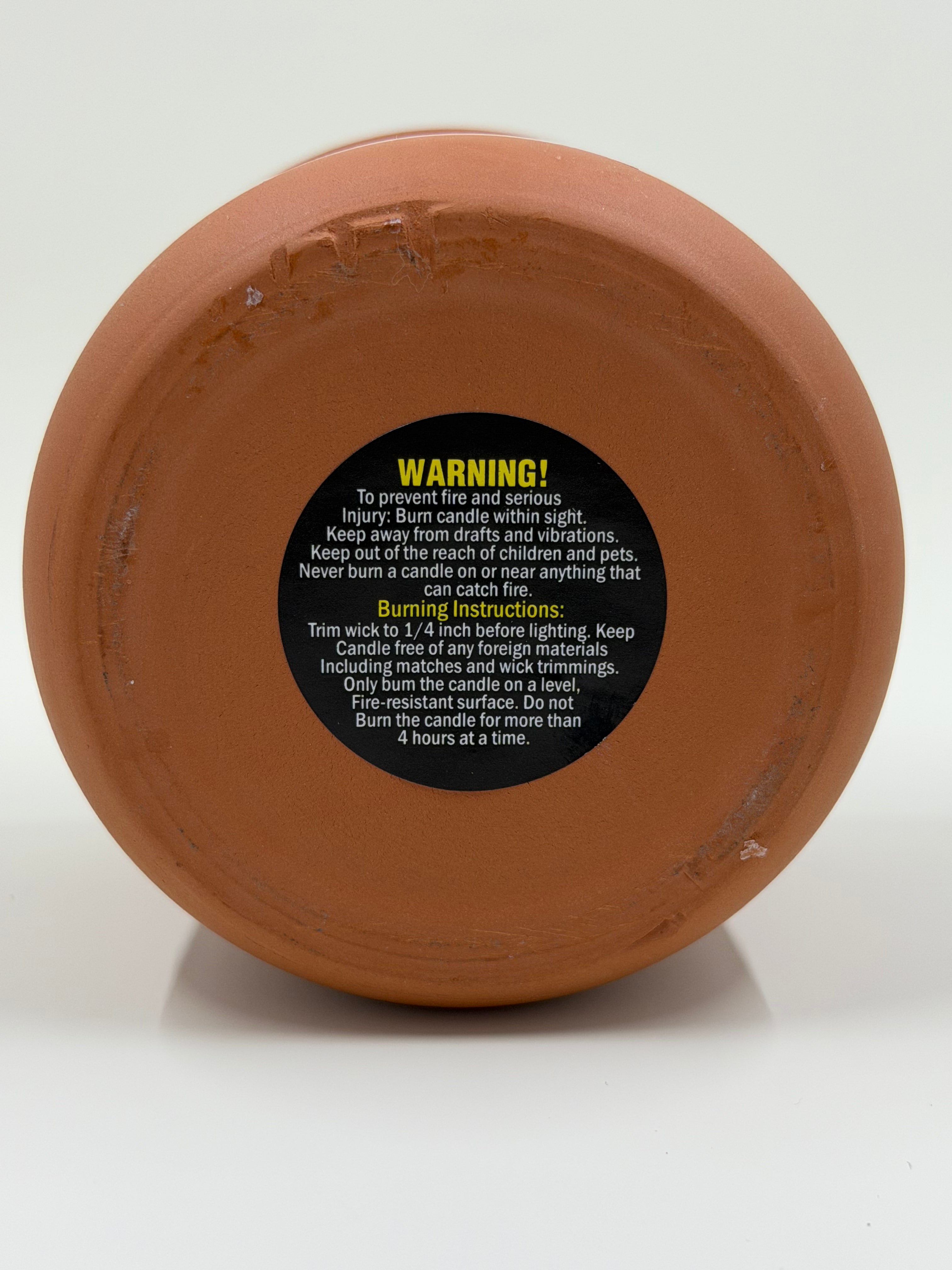 Upcycled Natural Ceramic Reusable Container ~ 14 oz